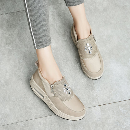 Women's thick platform casual shoes shake shoes