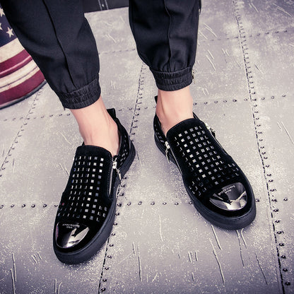 Chaussures pour hommes Chaussures de mode britanniques à strass