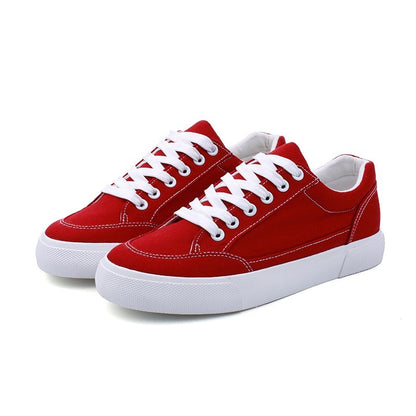 2021 star white shoes low shoes casual shoes help female Korean female students all-match cloth shoes