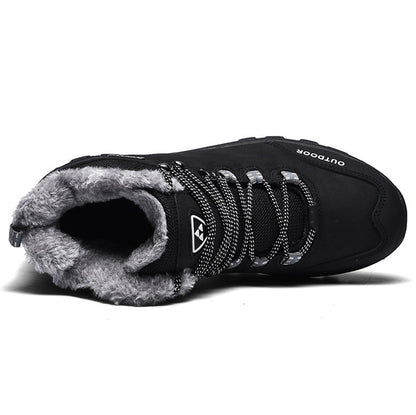 Plus velvet warm outdoor hiking shoes