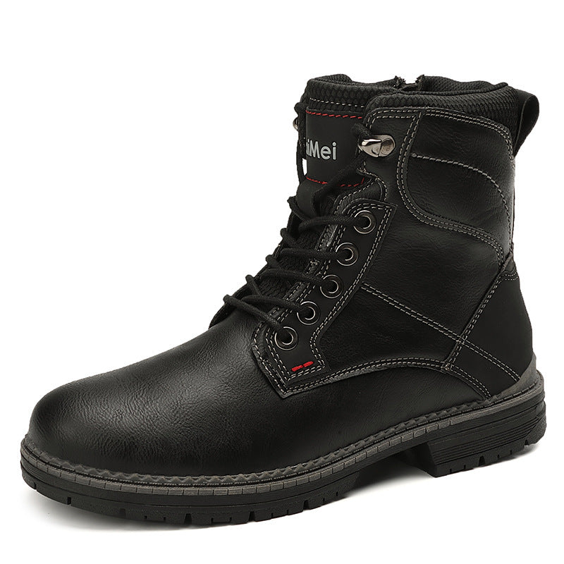 Martin Boots Korean Style High-Top Tooling Boots Outdoor Men's Shoes