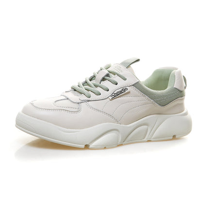 Leisure sports white shoes