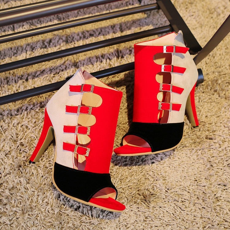 Women's high-heeled sandals