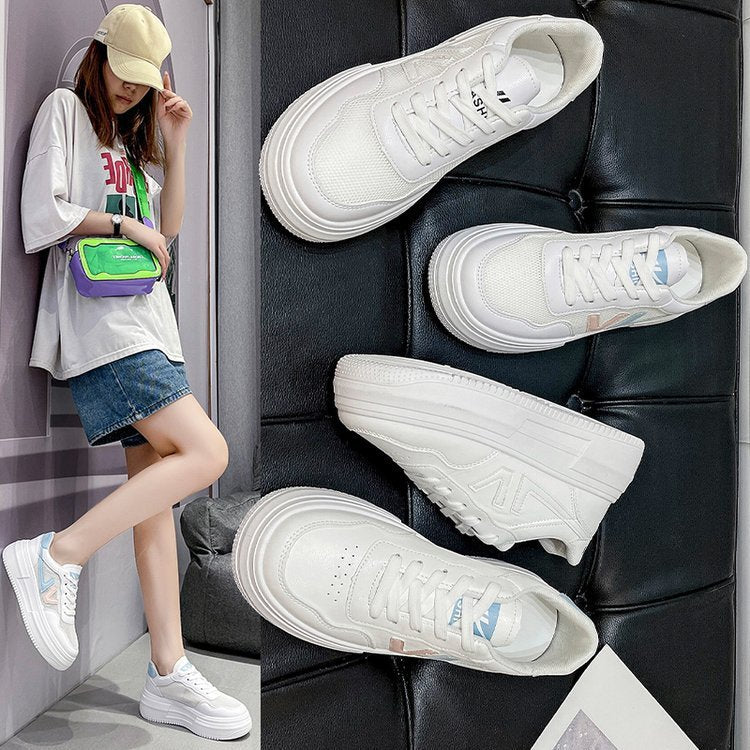 Lace-Up Flat Shoes Women Harajuku Casual