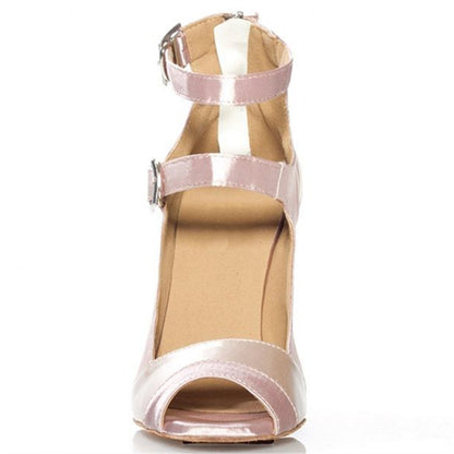 Latin dance shoes buckle latin shoes ladies square dance