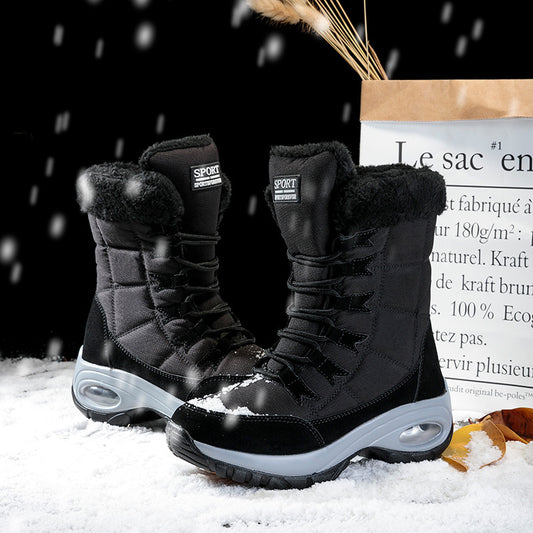 Botas de nieve de talla grande y polar