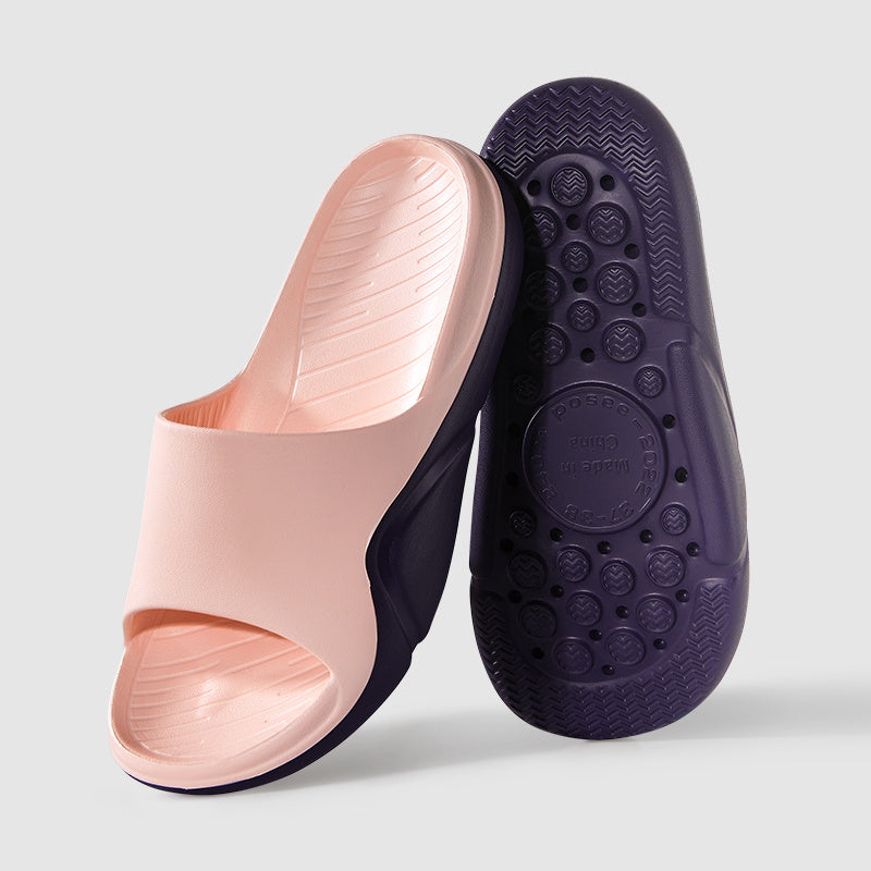 Chaussons d'intérieur à plateforme pour couple