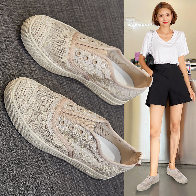 One-legged Single-shoe Soft-soled Cloth Shoes