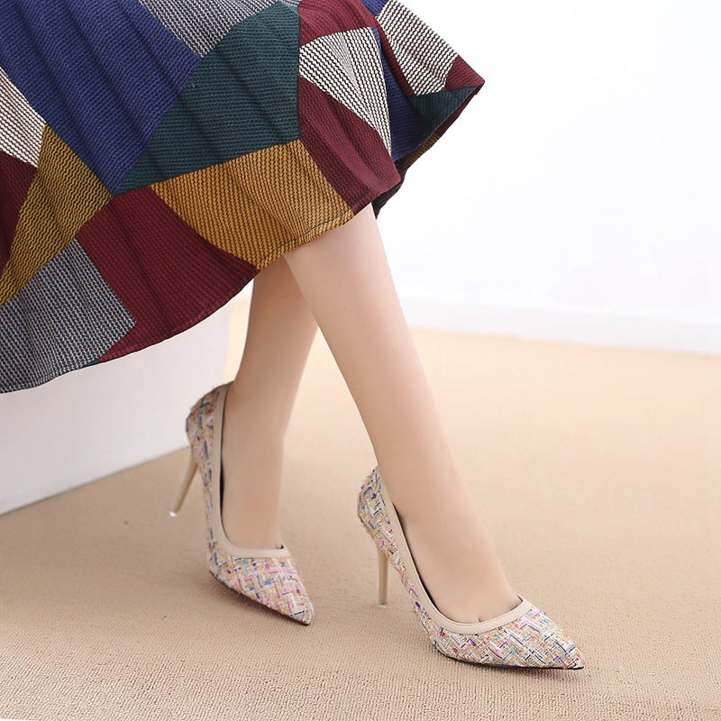 Fine heel fine heel professional heel shoes 2021 autumn and winter new lady fashion fashion cloth women shoes