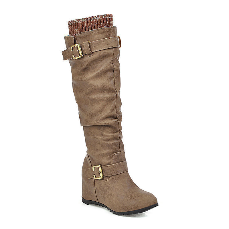 Botas Martin con realce interior de moda para mujer 