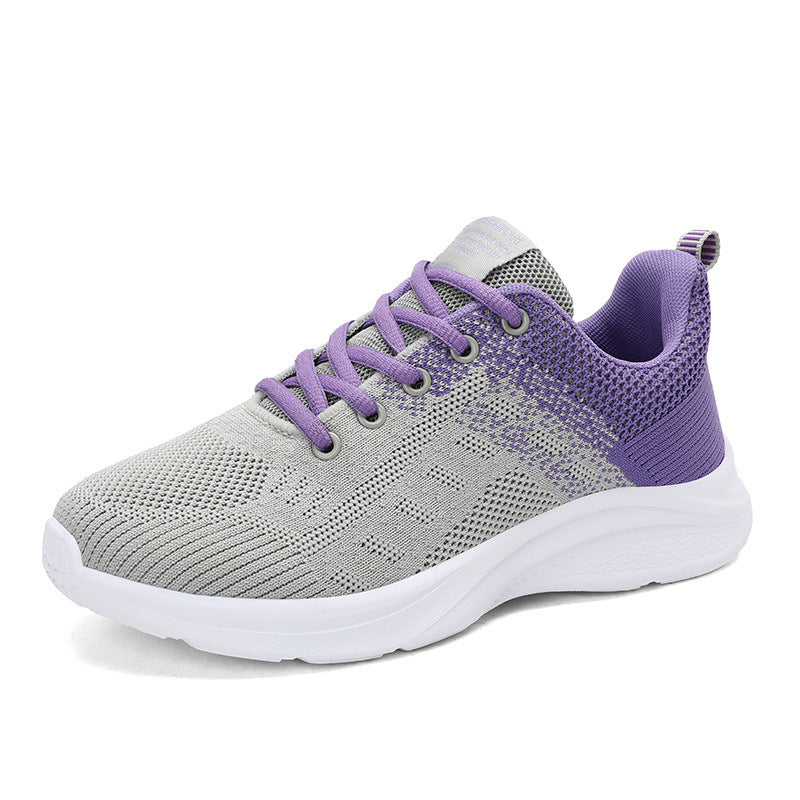 Lightweight And Breathable Fly Woven Casual Shoes