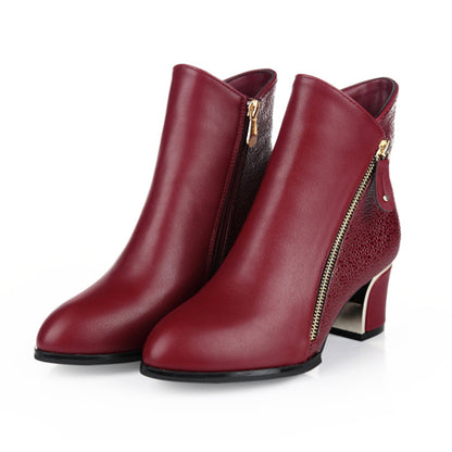 Ladies high-heeled boots