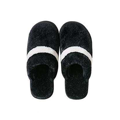 Pantuflas de felpa sencillas para hombres y mujeres cálidas y antideslizantes