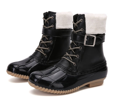 Chaussures pour femmes bottes de neige imperméables montantes 