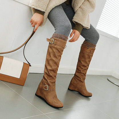 Botas Martin con realce interior de moda para mujer 