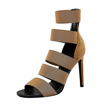 Stiletto high heel sandals