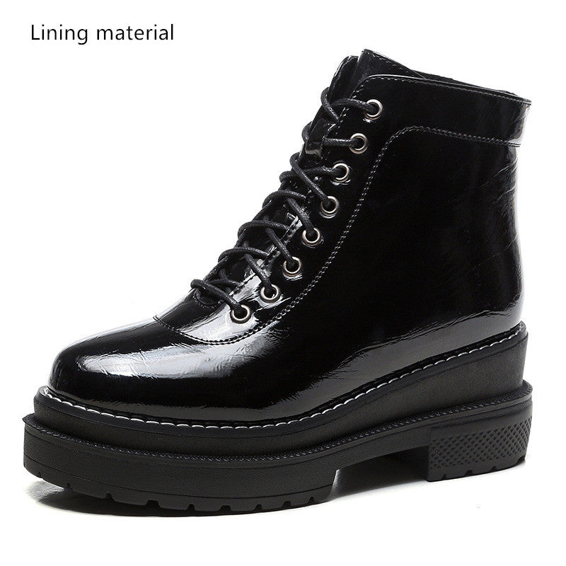 Botas Martin para mujer, zapatos estilo británico