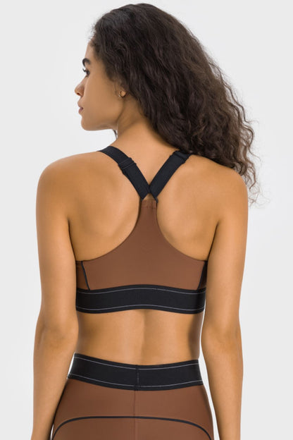 Contrast Sports Bra