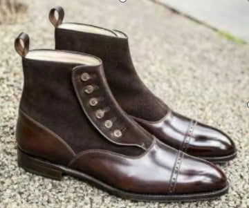 Botas de cuero para hombre Zapatos de cuero