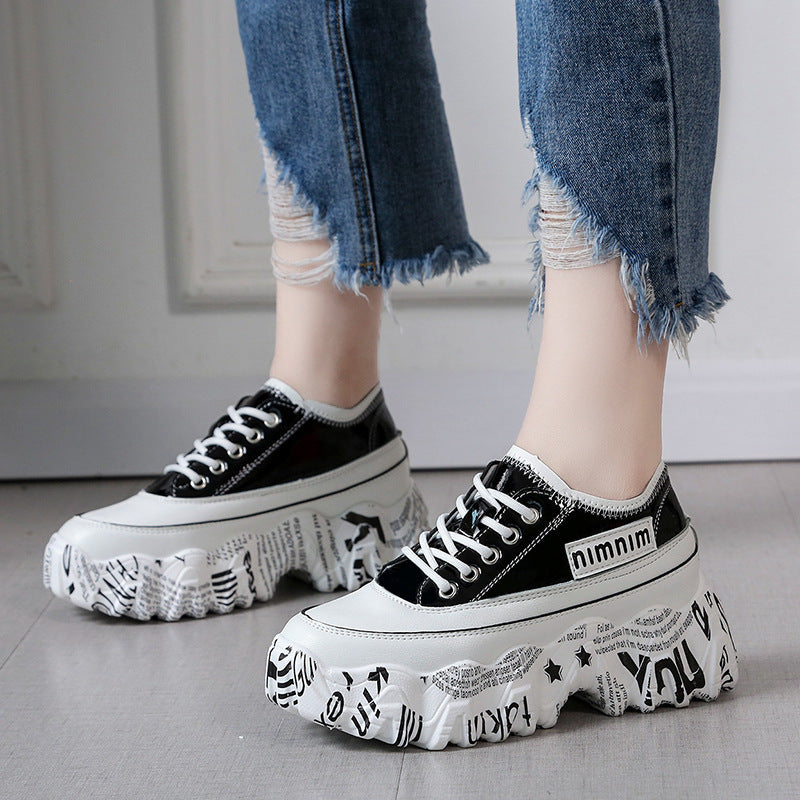 Casual platform platform sneakers