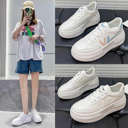 Lace-Up Flat Shoes Women Harajuku Casual