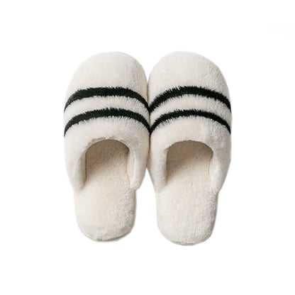 Men's And Women's Simple Plush Slippers Are Warm And Non-slip