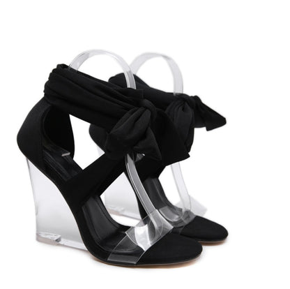 Cross strap sandals