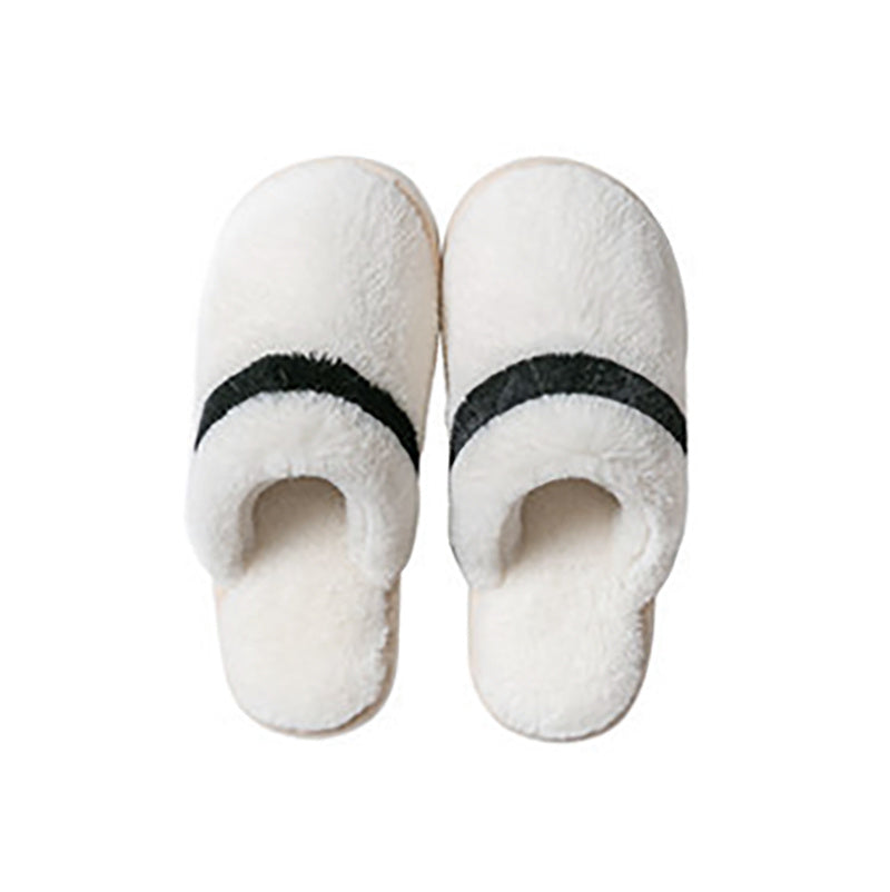 Men's And Women's Simple Plush Slippers Are Warm And Non-slip