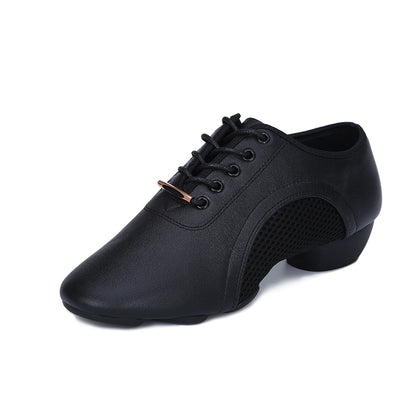 Zapatos de baile latino para mujer, tela Oxford transpirable, red