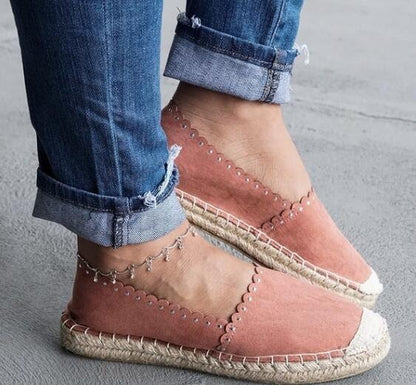 Platform canvas shoes