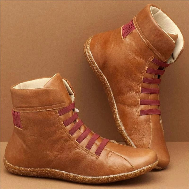 Women's leather boots