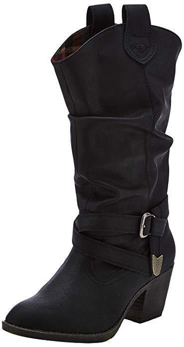 Vintage Ladies Cross Strap Knight Boots