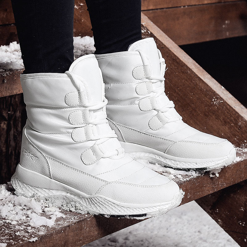 Bottes de neige montantes en velours