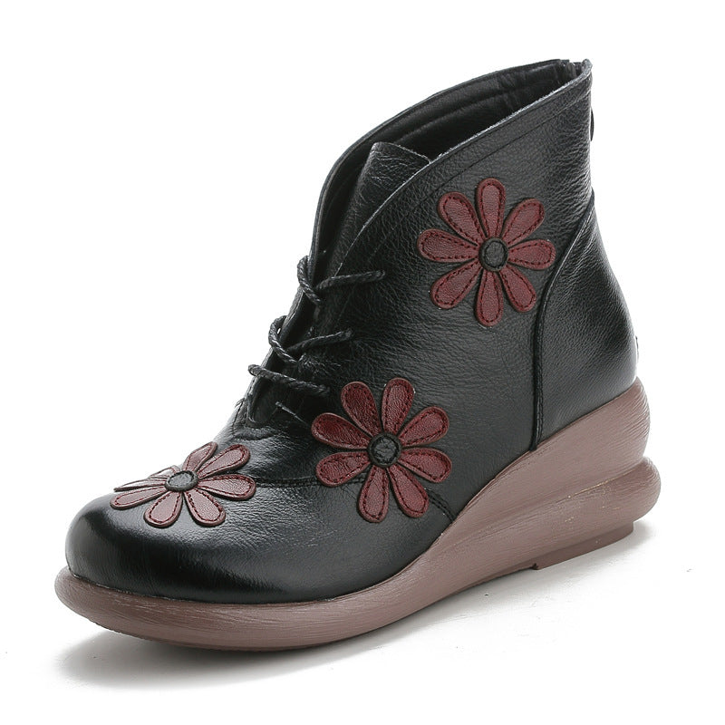 Zapatos casuales de piel para mujer