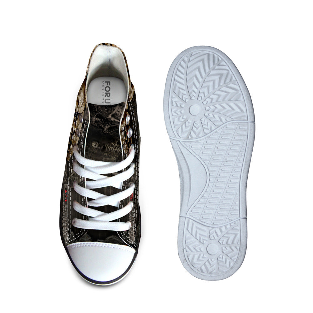 Spring and Summer New Lace Up Canvas Shoes