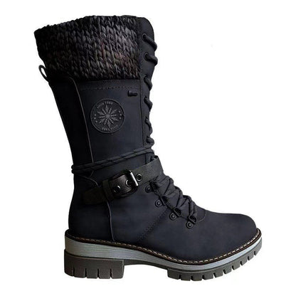 Autumn And Winter New Women's Riding Boots European And American Snow Boots