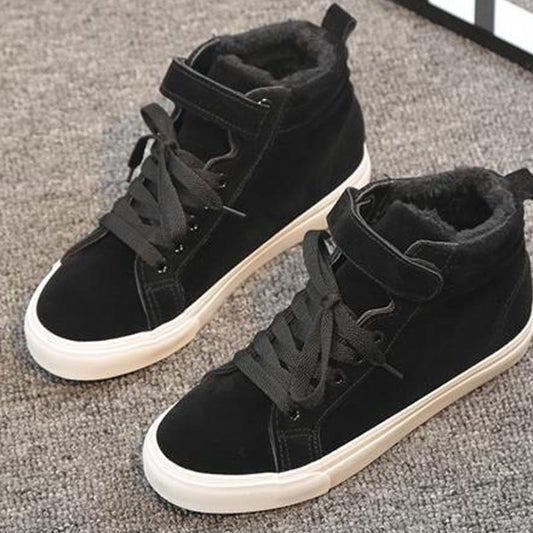 Women's All-Match Warm And Velvet High-Top Cotton Shoes