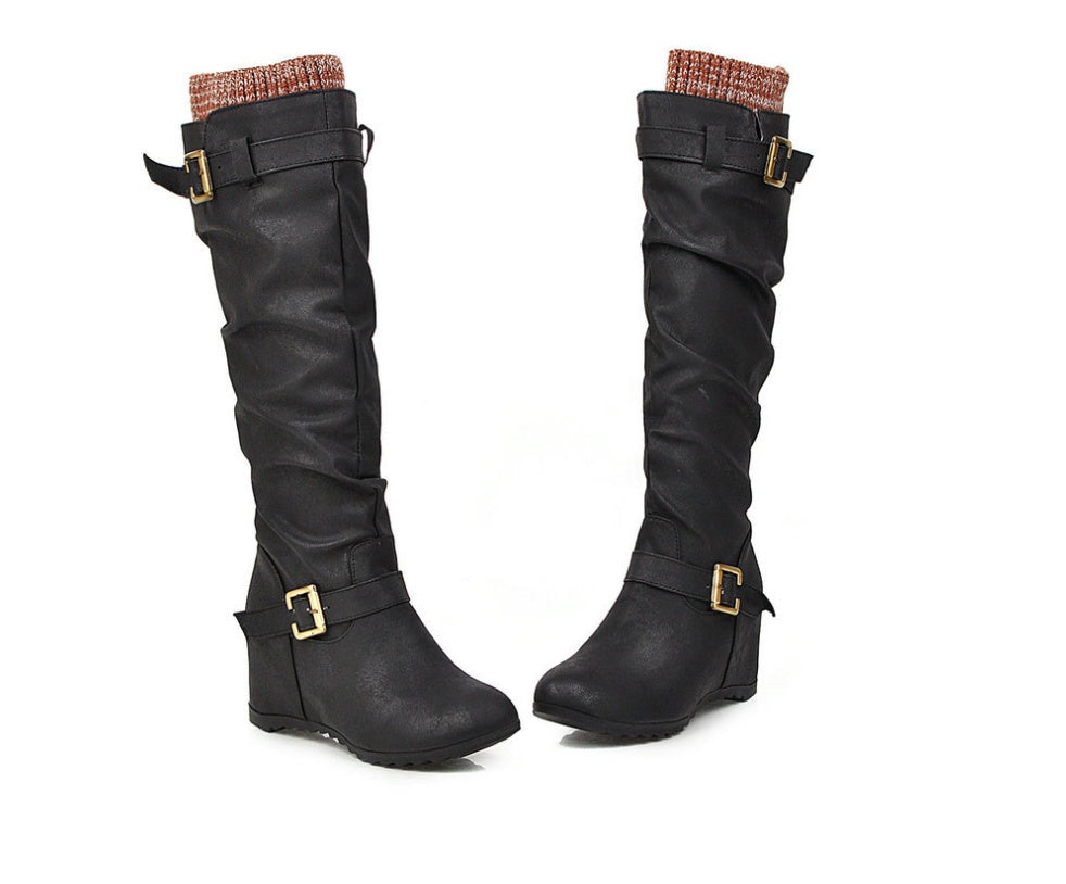 Botas Martin con realce interior de moda para mujer 