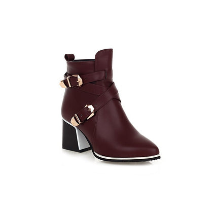 Bottes Martin Automne Et Hiver Nouvelle Mode Britannique Tube Court Pointu