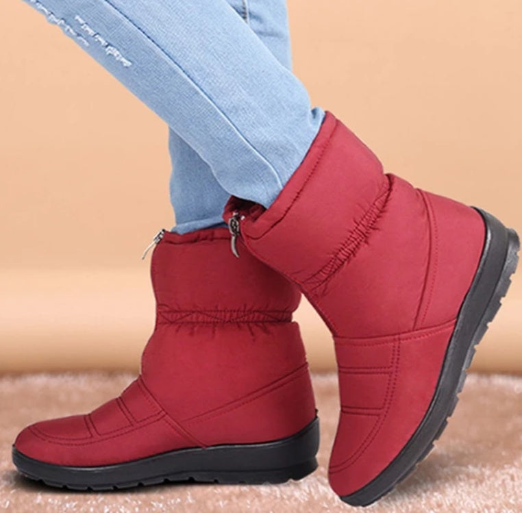 Lady warm boot for winter