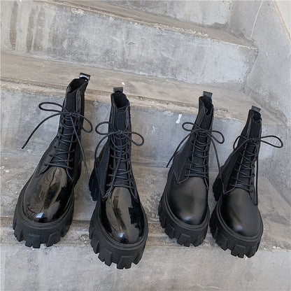 Platform motorcycle boots