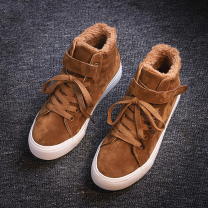 Women's All-Match Warm And Velvet High-Top Cotton Shoes