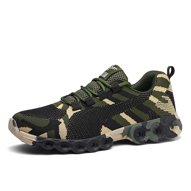 Zapatos deportivos de camuflaje para hombres y mujeres, para entrenamiento, trabajo, estudiantes, militares