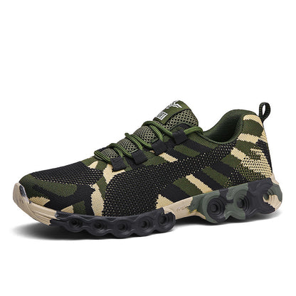 Chaussures de sport camouflage pour hommes et femmes, entraînement, travail, étudiants, militaire