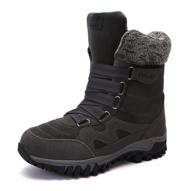 Women Ankle Boots Winter Shoes Woman Snow Boots Mother Warm Shoes Lace Up