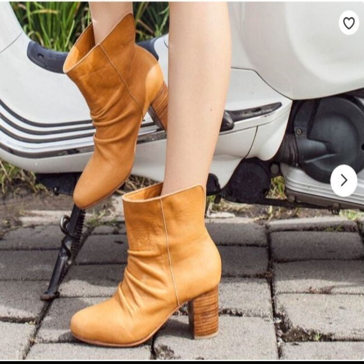 Bottes en cuir de grande taille européennes et américaines