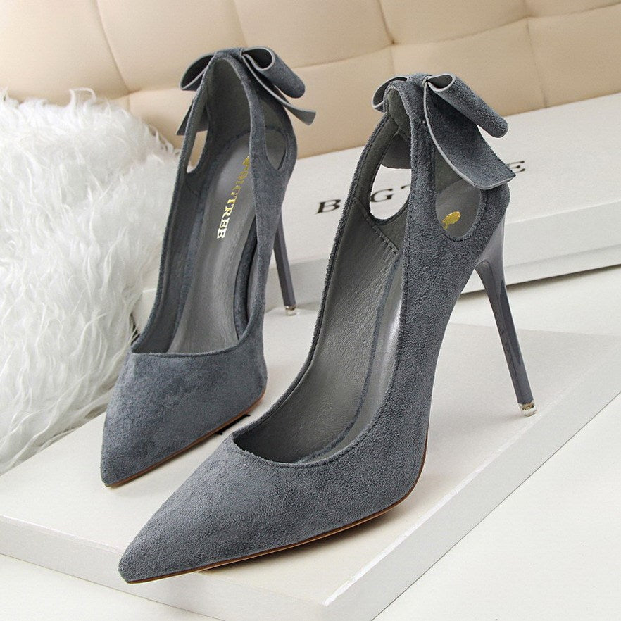 Pointed high heels stiletto shoes