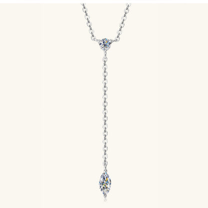 Collier en argent sterling 925 Moissanite