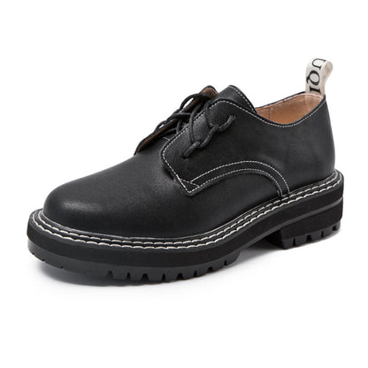 Zapatos coreanos para mujer que combinan con todo Zapatos Oxford Brock