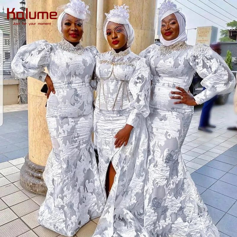 Tela de encaje de tul africano 2024, tela de encaje jacquard dorado con brocado nigeriano satinado para coser vestidos de fiesta de boda, tela para mujer F2078